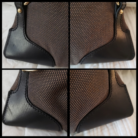 Fendi knotted canvas Baguette 12x6 - Picture 8 of 15